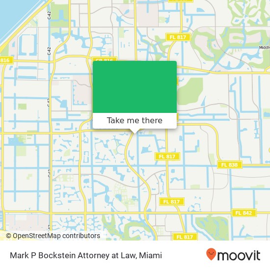 Mapa de Mark P Bockstein Attorney at Law