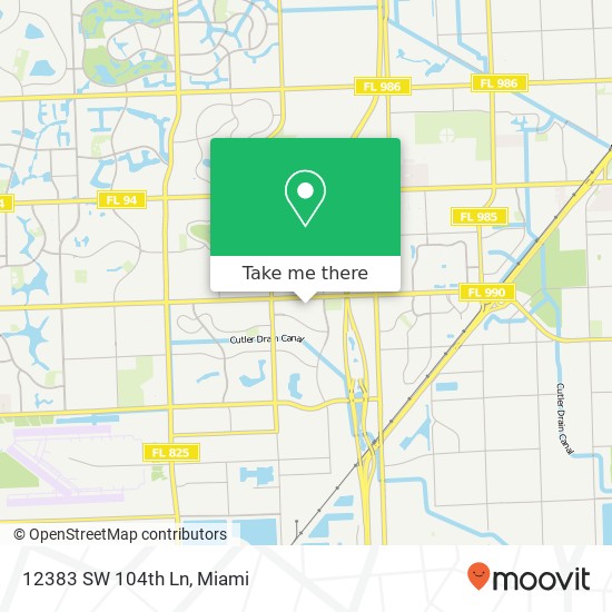 12383 SW 104th Ln map