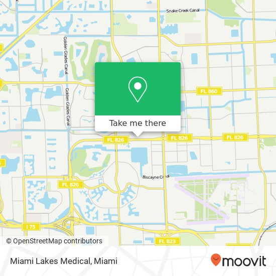 Mapa de Miami Lakes Medical