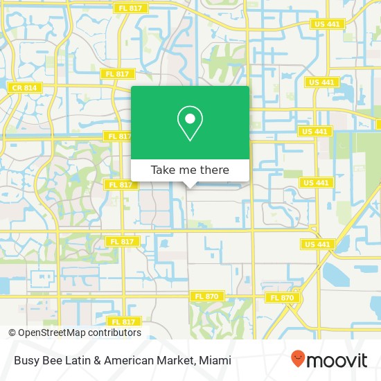 Busy Bee Latin & American Market map