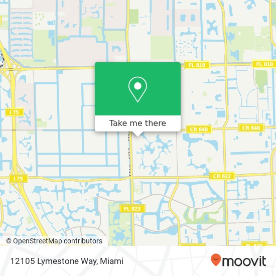 12105 Lymestone Way map