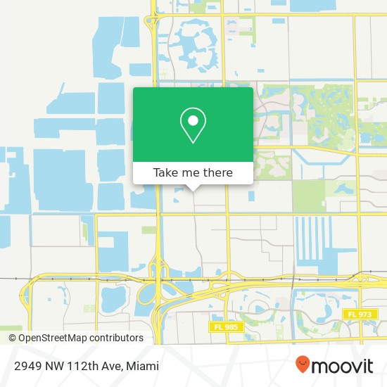 2949 NW 112th Ave map