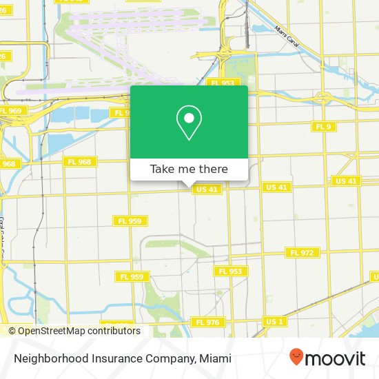 Mapa de Neighborhood Insurance Company