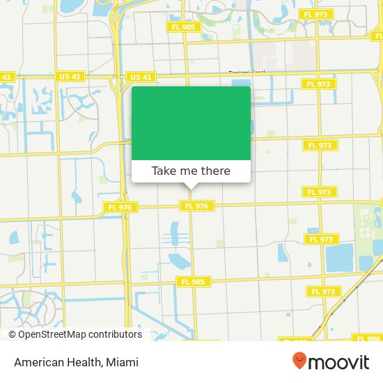 American Health map