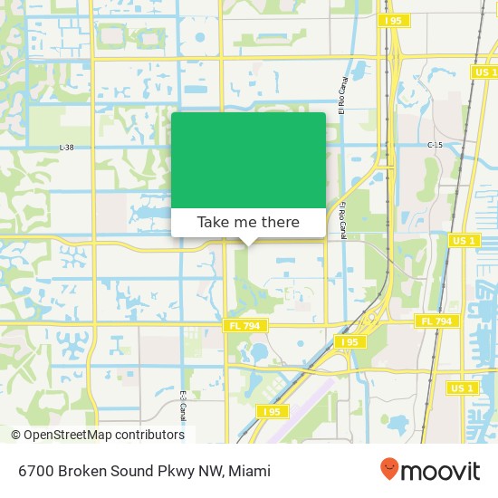 6700 Broken Sound Pkwy NW map