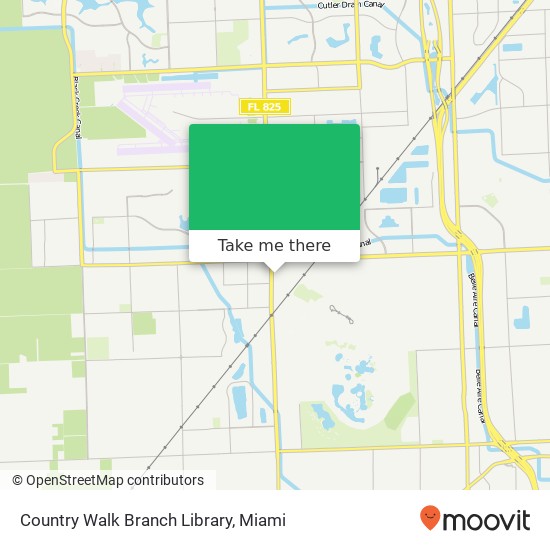 Country Walk Branch Library map