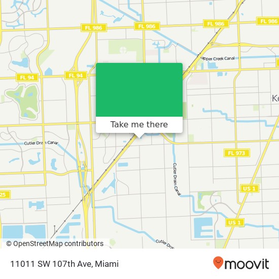 11011 SW 107th Ave map