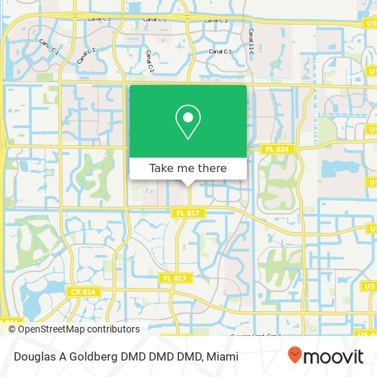 Douglas A Goldberg DMD DMD DMD map