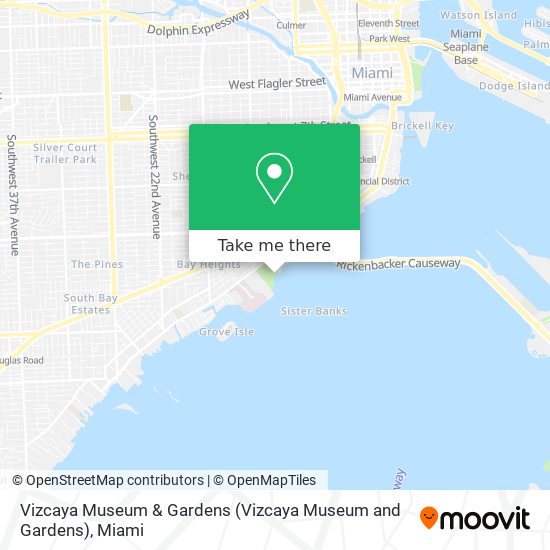 Mapa de Vizcaya Museum & Gardens