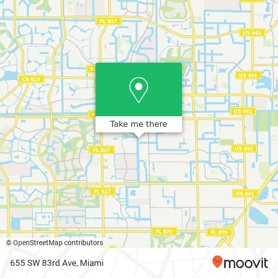 655 SW 83rd Ave map