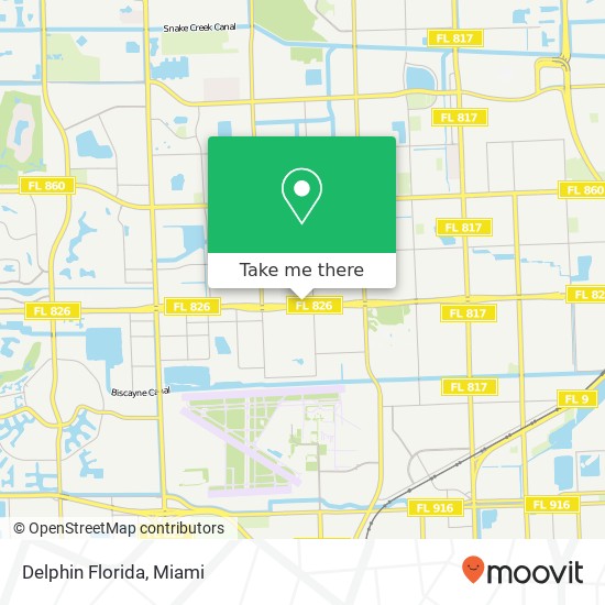 Delphin Florida map