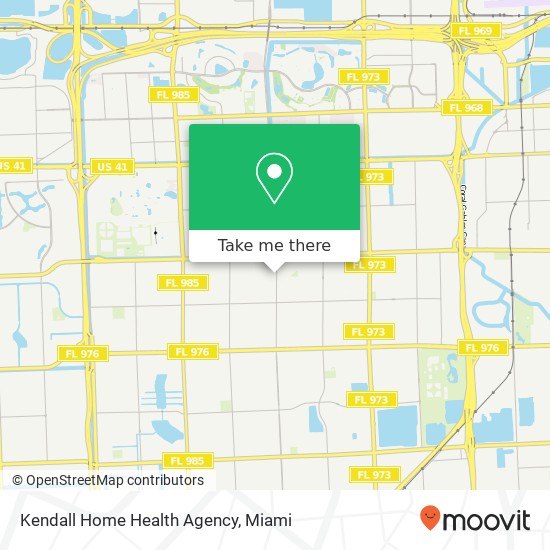 Mapa de Kendall Home Health Agency