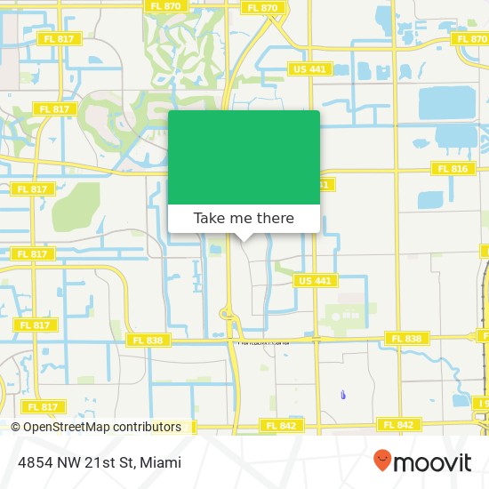 4854 NW 21st St map