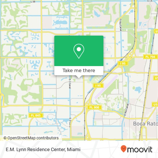 E.M. Lynn Residence Center map