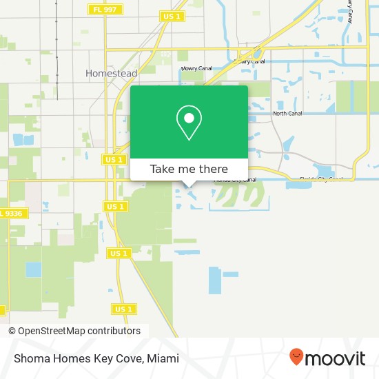 Mapa de Shoma Homes Key Cove