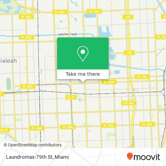 Laundromax-79th St map