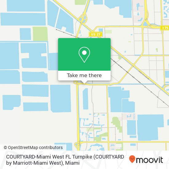 Mapa de COURTYARD-Miami West FL Turnpike (COURTYARD by Marriott-Miami West)