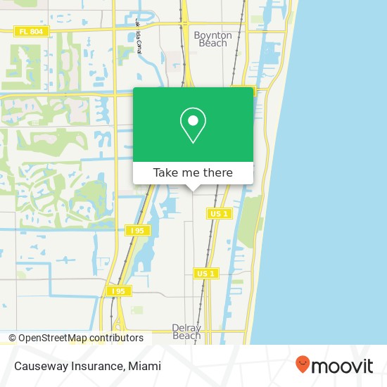 Causeway Insurance map