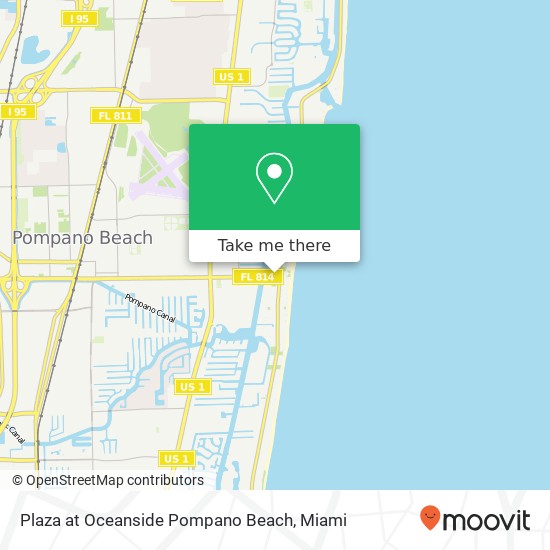 Mapa de Plaza at Oceanside Pompano Beach