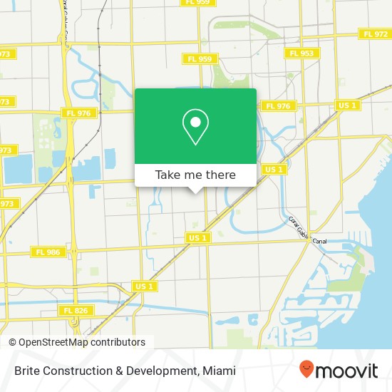 Brite Construction & Development map