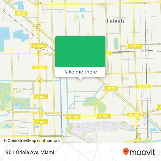 901 Oriole Ave map