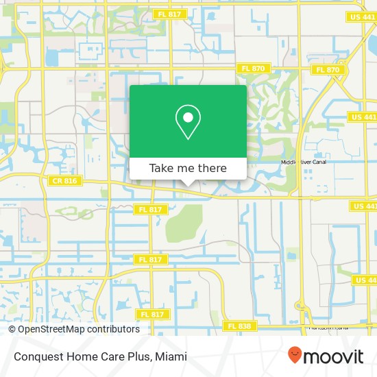 Conquest Home Care Plus map