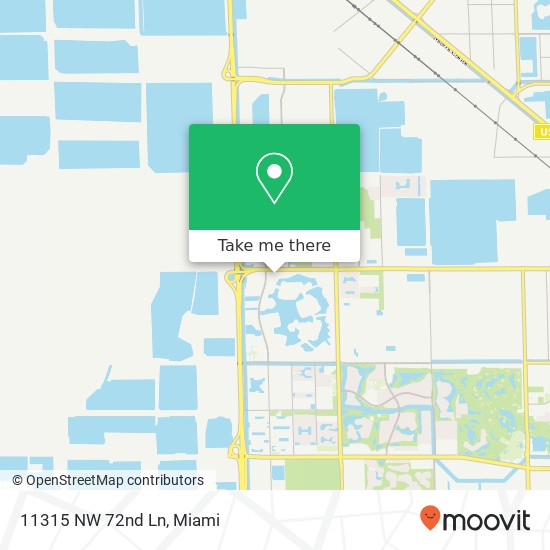 Mapa de 11315 NW 72nd Ln