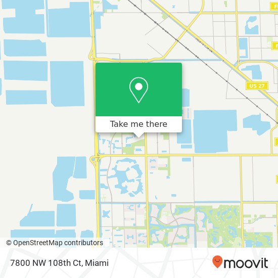 Mapa de 7800 NW 108th Ct