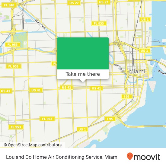 Mapa de Lou and Co Home Air Conditioning Service