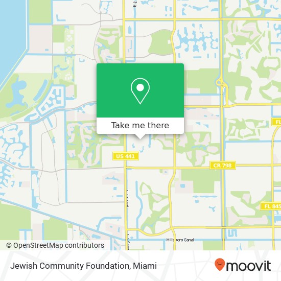 Jewish Community Foundation map