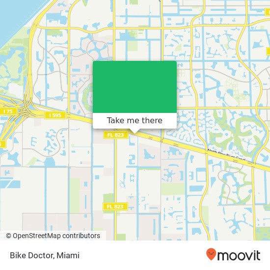 Bike Doctor map