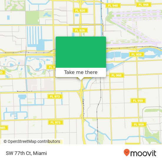 SW 77th Ct map