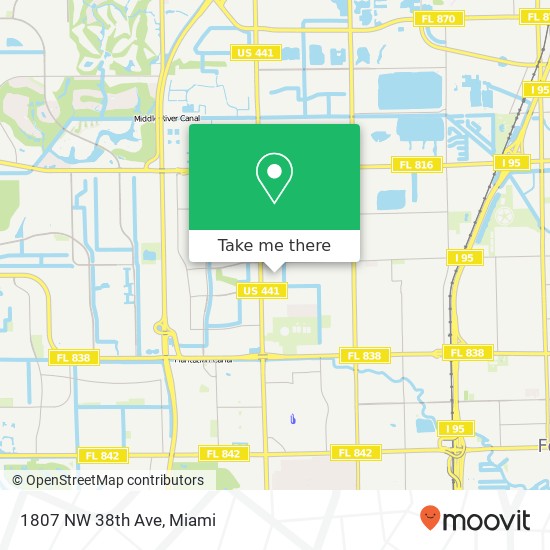 1807 NW 38th Ave map