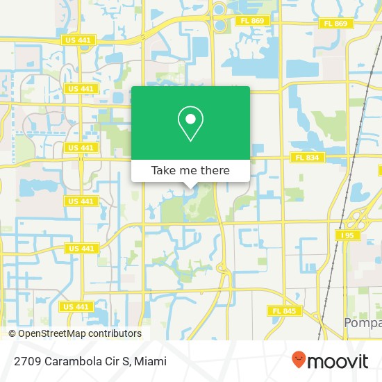 2709 Carambola Cir S map