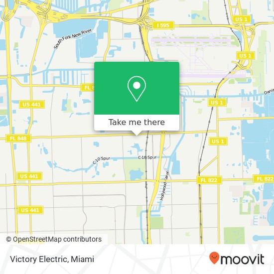 Victory Electric map