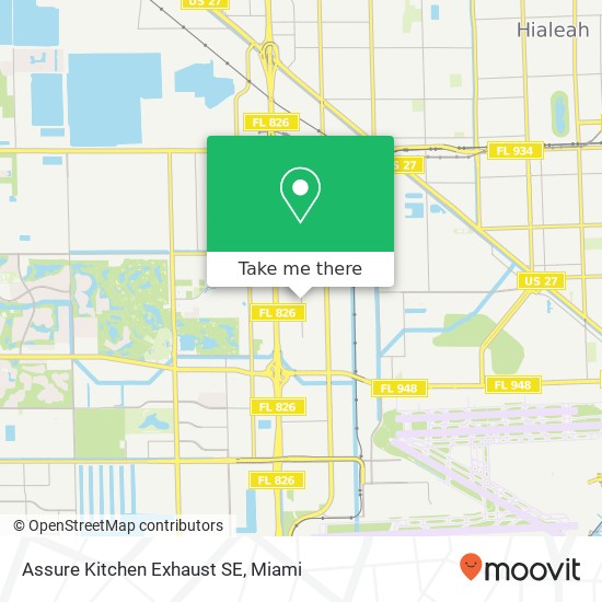 Assure Kitchen Exhaust SE map