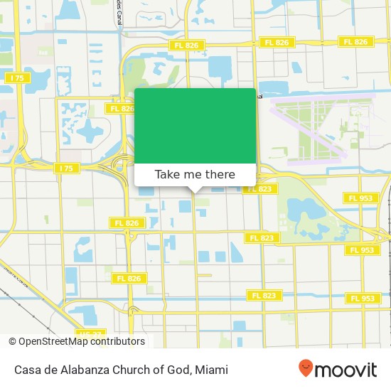 Mapa de Casa de Alabanza Church of God