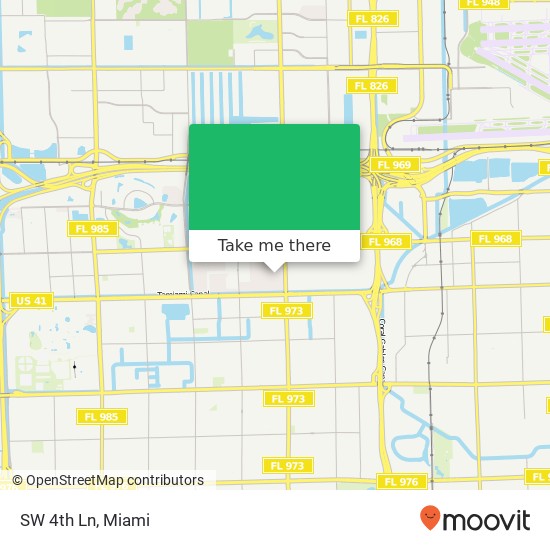 Mapa de SW 4th Ln