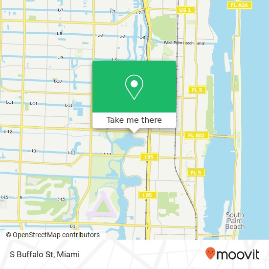 S Buffalo St map