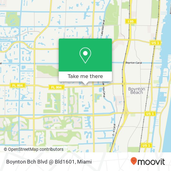 Mapa de Boynton Bch Blvd @ Bld1601