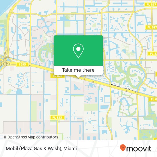 Mobil (Plaza Gas & Wash) map