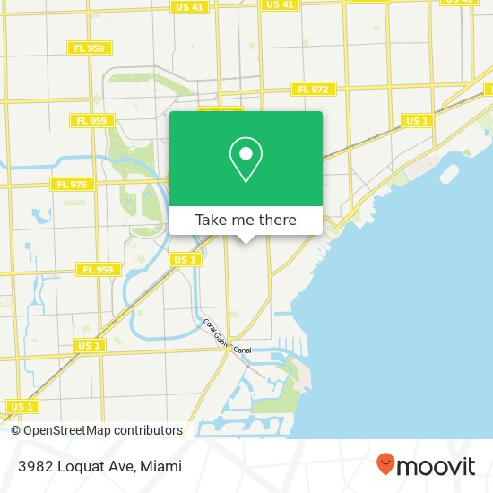 Mapa de 3982 Loquat Ave