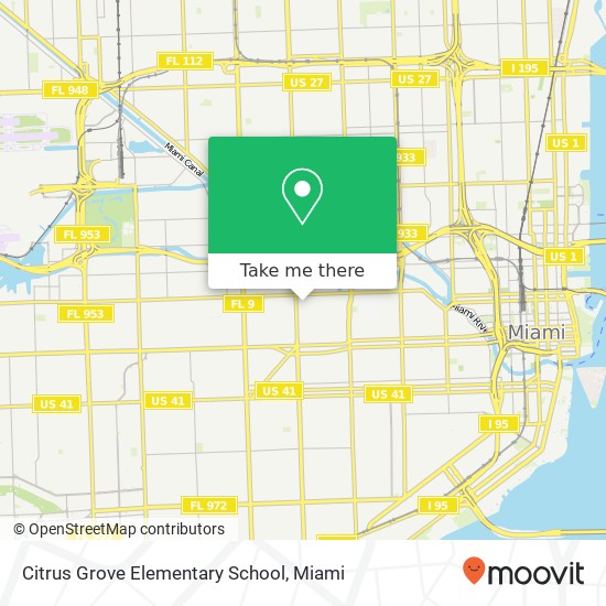 Mapa de Citrus Grove Elementary School