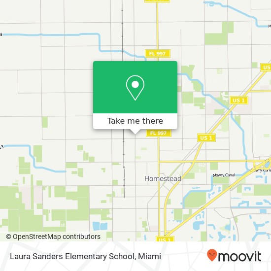 Mapa de Laura Sanders Elementary School