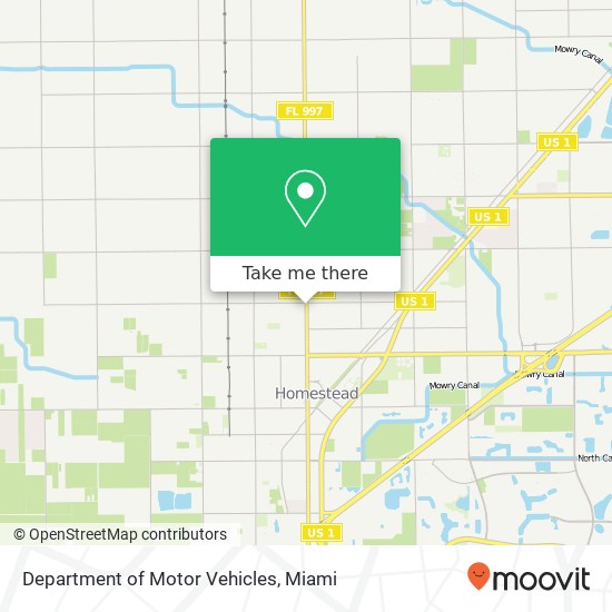 Mapa de Department of Motor Vehicles