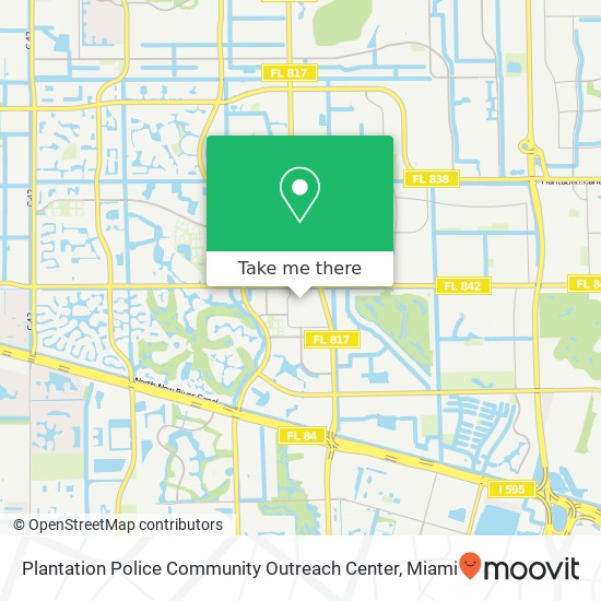 Mapa de Plantation Police Community Outreach Center