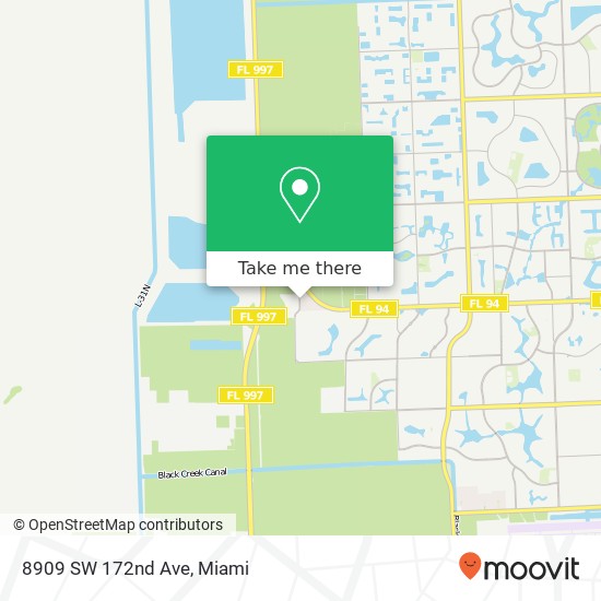 8909 SW 172nd Ave map