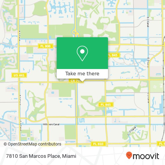7810 San Marcos Place map