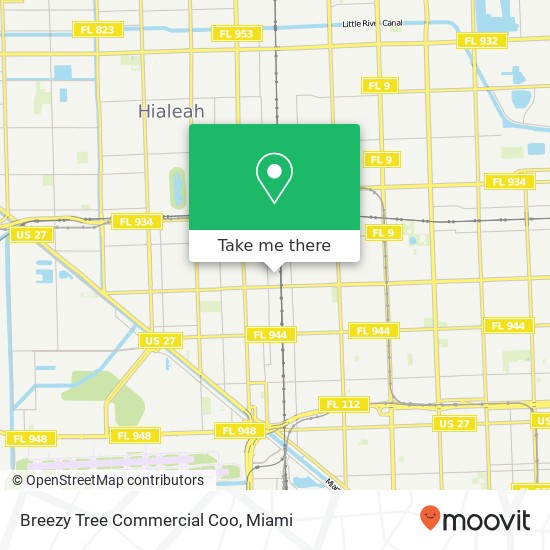 Breezy Tree Commercial Coo map
