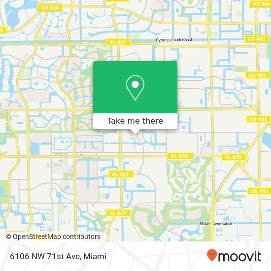 6106 NW 71st Ave map